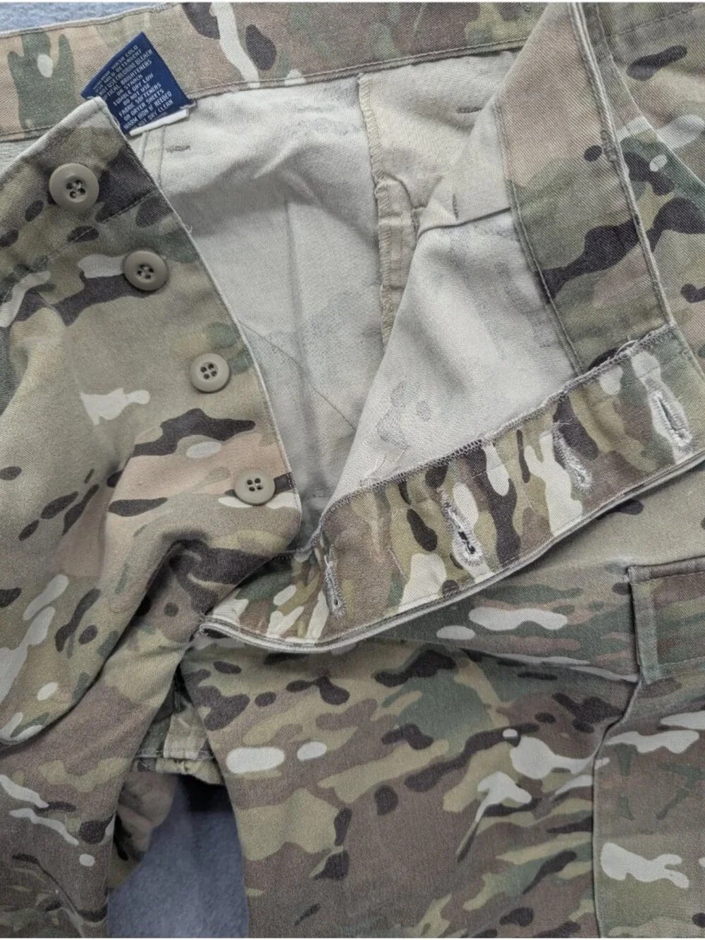 Propper Cargo Pants Mens XL 42x27 Camo Adjustable Waist Tactical Workwear Army